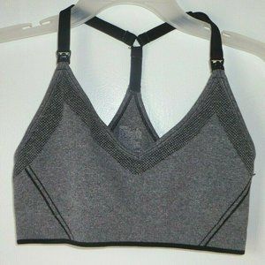 Women's Sport Bra,Gillian & O’malley,Gray,Size M
